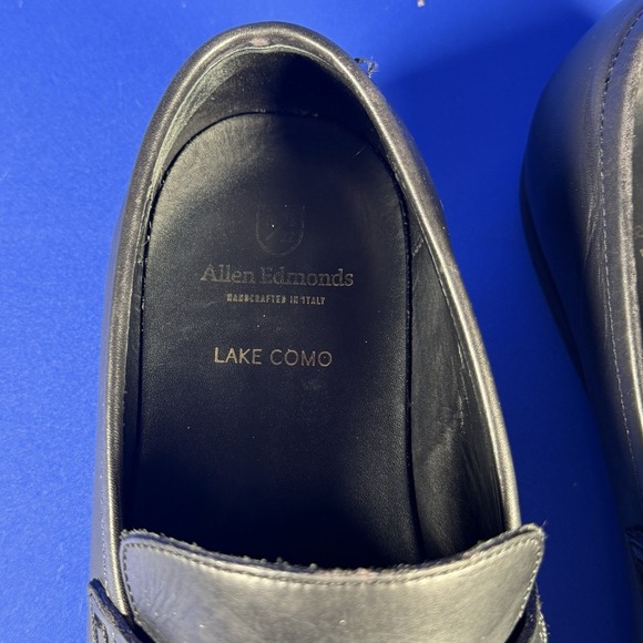 Allen Edmonds Lake Como Penny Loafers Shoes Men\'s 10 Italy Made Leather Slip On main image 5